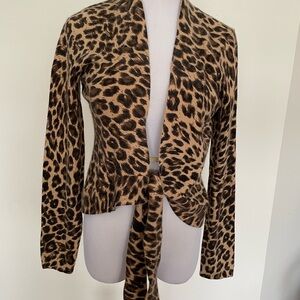 INC International Concepts Animal Print Blazer